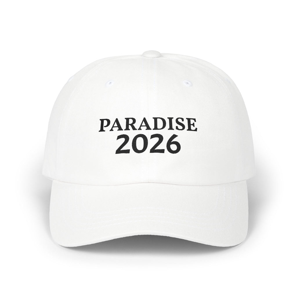 Paradise 2026 Dad Cap — Classic Embroidered Baseball Hat