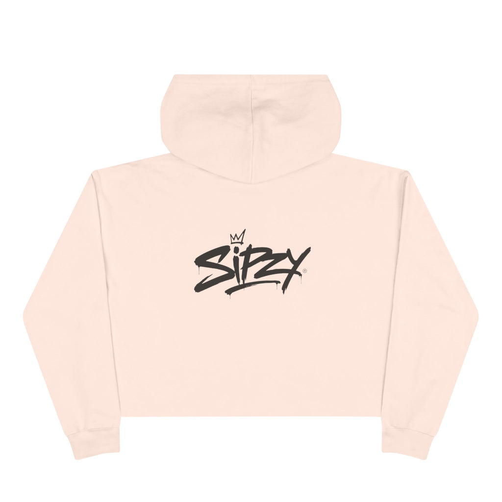Minimalist 'Streetwear' Cropped Hoodie — Women's Casual Urban Pullover
