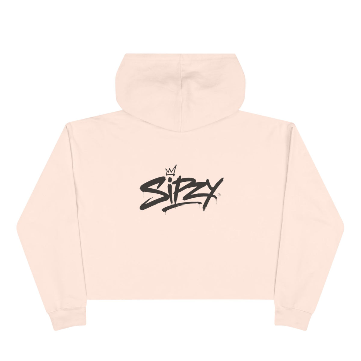 Minimalist 'Streetwear' Cropped Hoodie — Women's Casual Urban Pullover