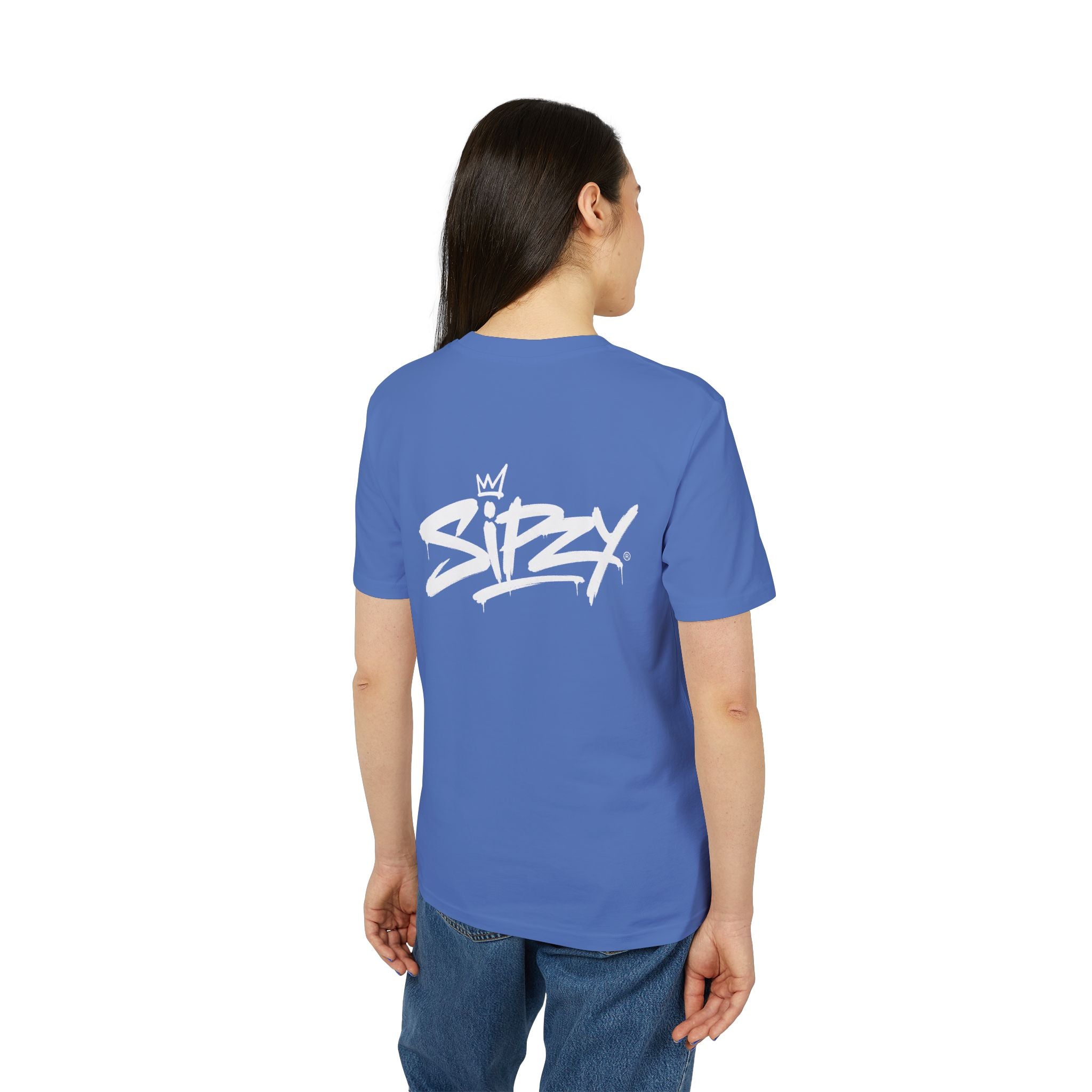 Sizzy Script Logo T-Shirt — Casual Streetwear Graphic Tee