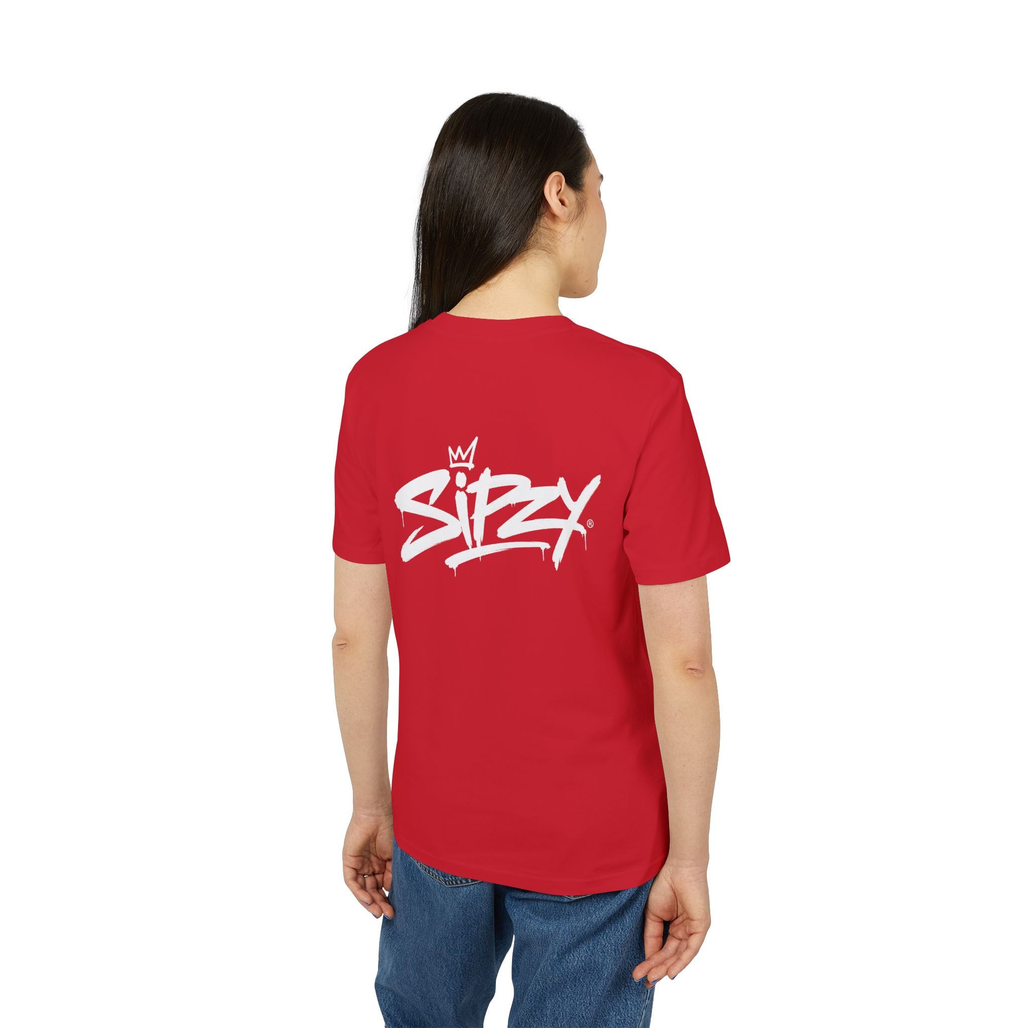 Sizzy Script Logo T-Shirt — Casual Streetwear Graphic Tee