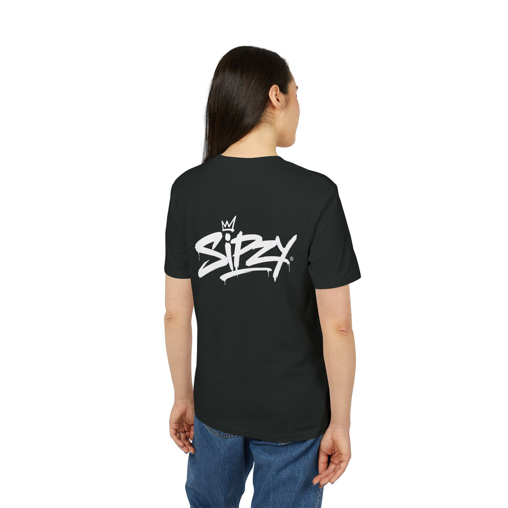 Sizzy Script Logo T-Shirt — Casual Streetwear Graphic Tee