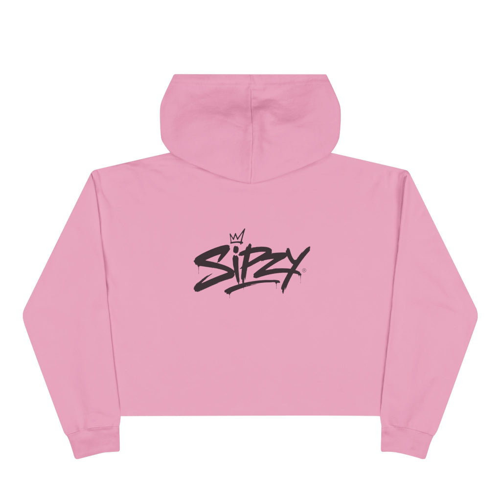 Minimalist 'Streetwear' Cropped Hoodie — Women's Casual Urban Pullover