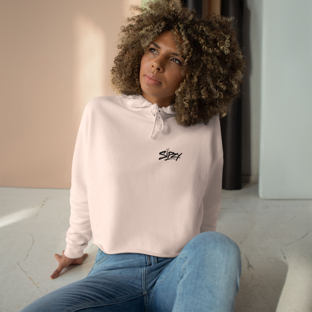 Minimalist 'Streetwear' Cropped Hoodie — Women's Casual Urban Pullover