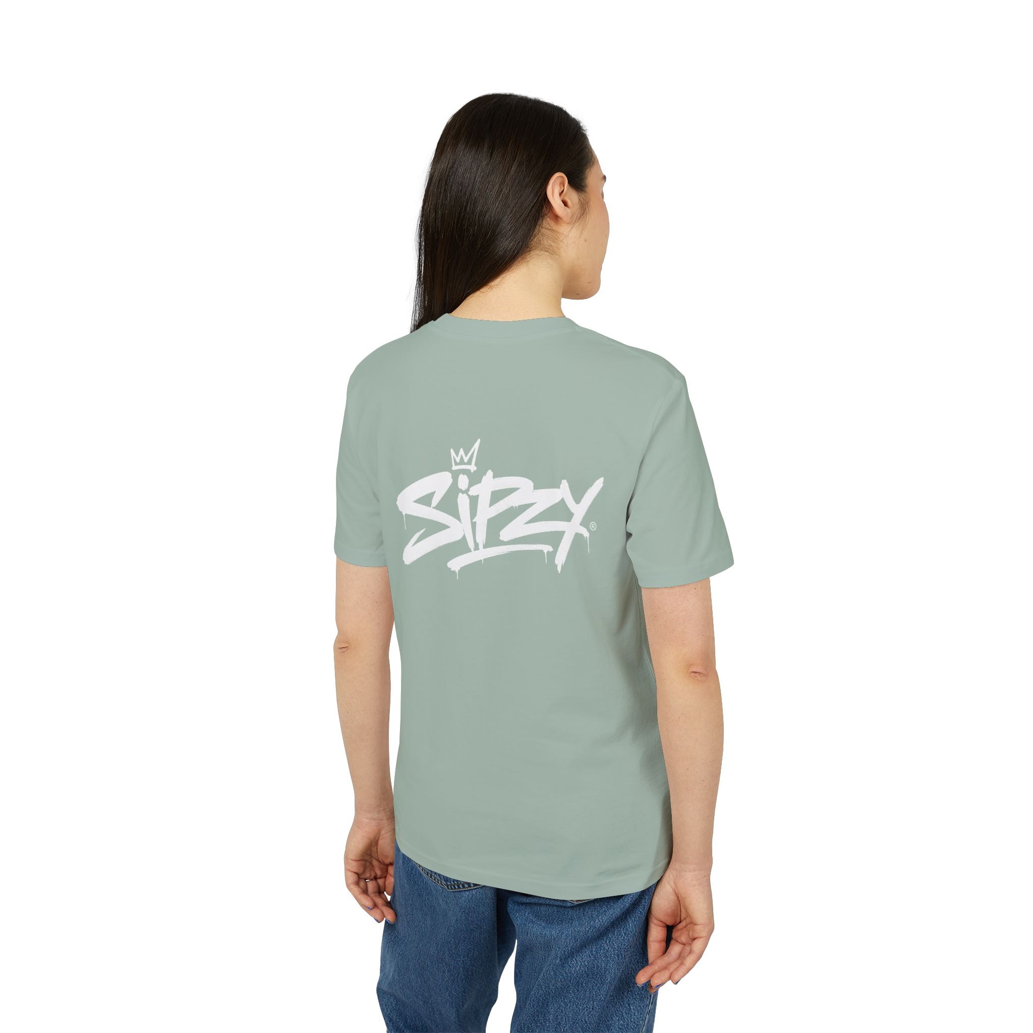 Sizzy Script Logo T-Shirt — Casual Streetwear Graphic Tee