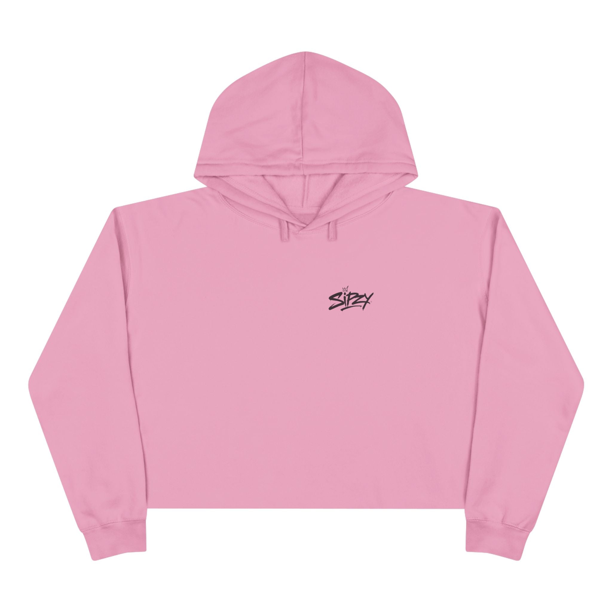 Minimalist 'Streetwear' Cropped Hoodie — Women's Casual Urban Pullover