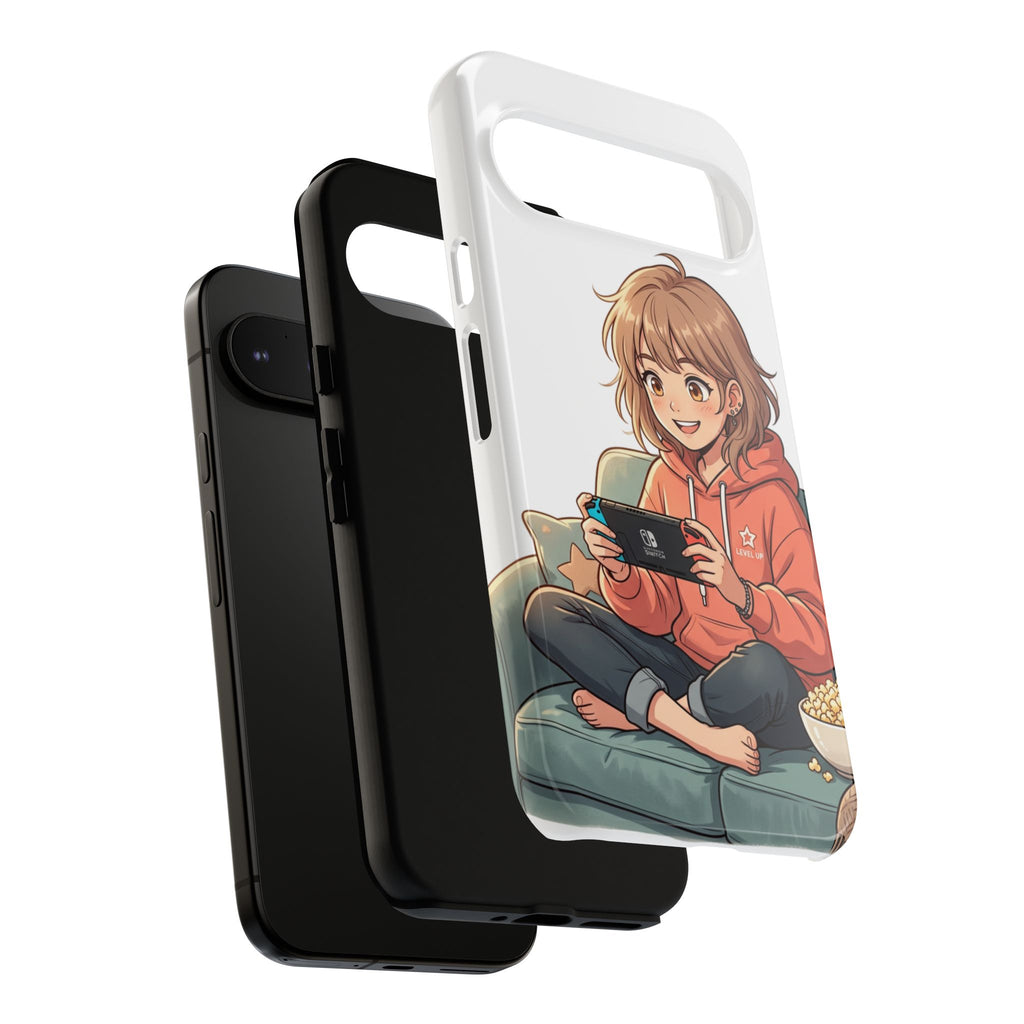 Gamer Girl Phone Case — Cute Anime Console Player Design