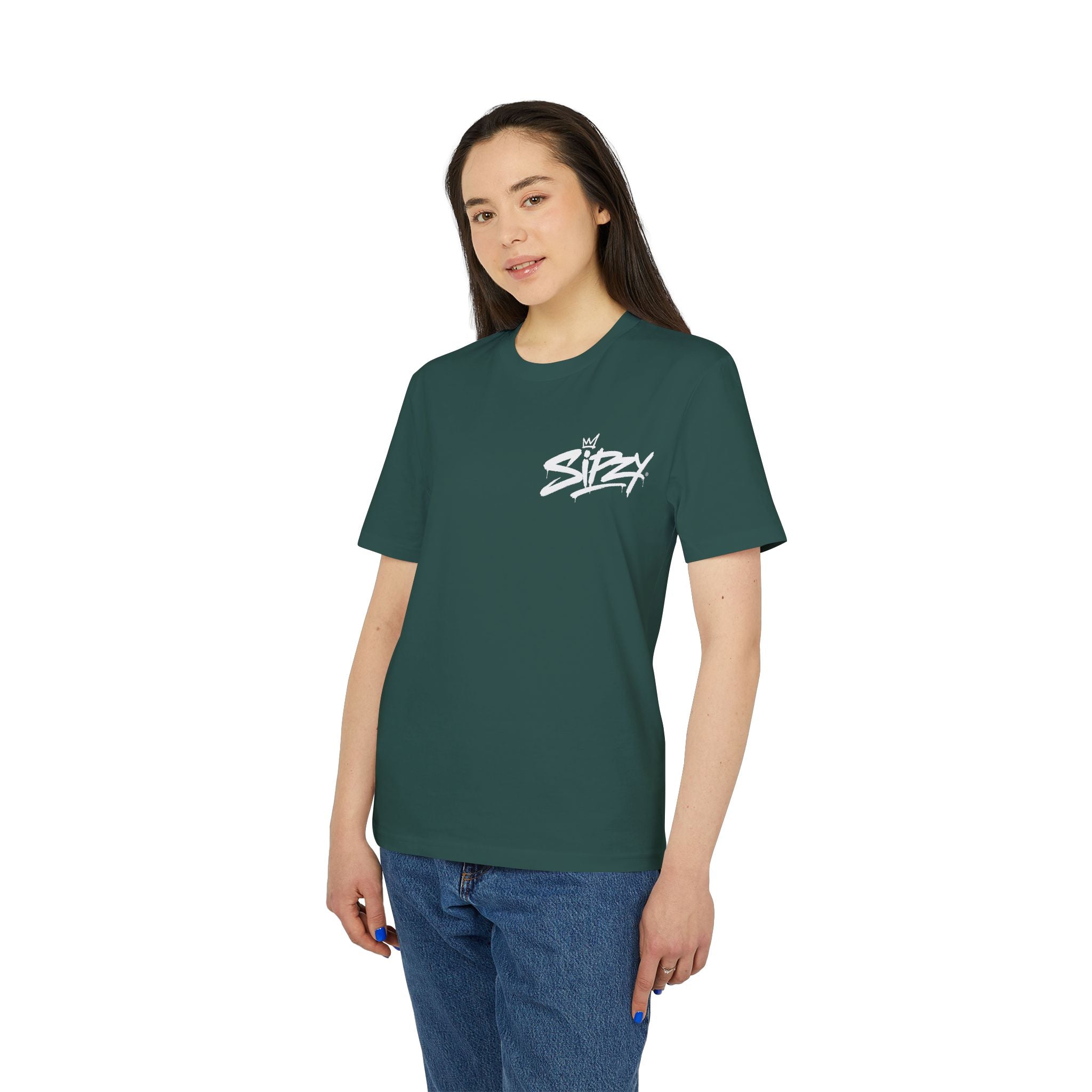 Sizzy Script Logo T-Shirt — Casual Streetwear Graphic Tee