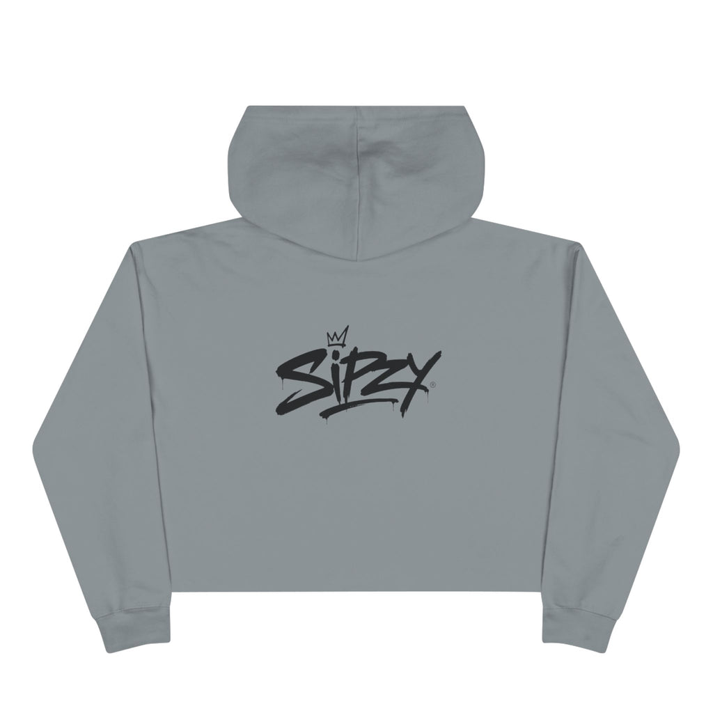 Minimalist 'Streetwear' Cropped Hoodie — Women's Casual Urban Pullover