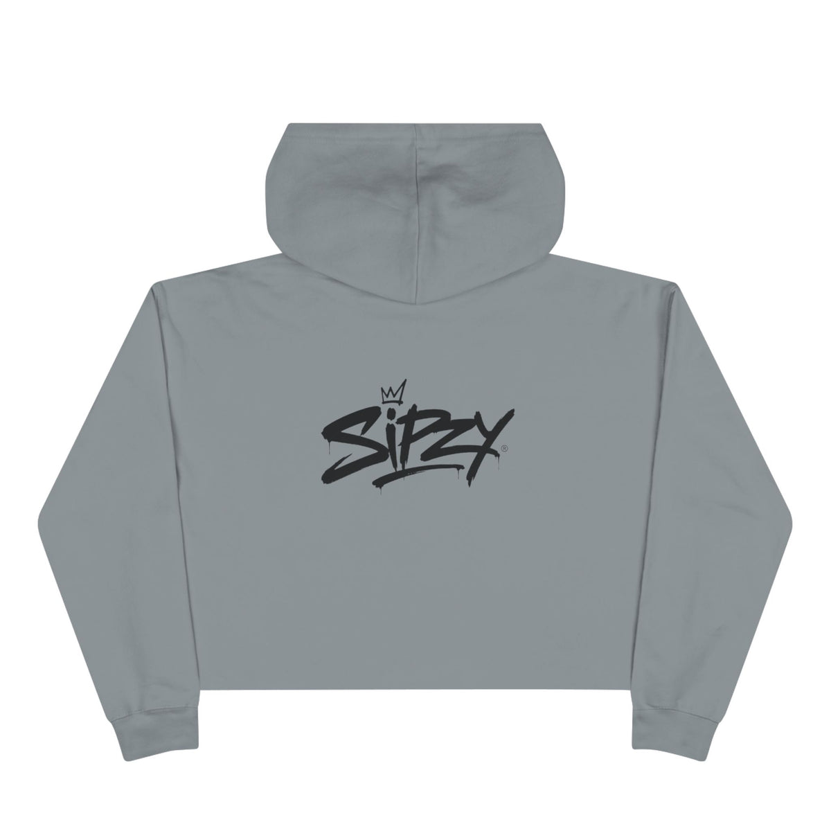 Minimalist 'Streetwear' Cropped Hoodie — Women's Casual Urban Pullover