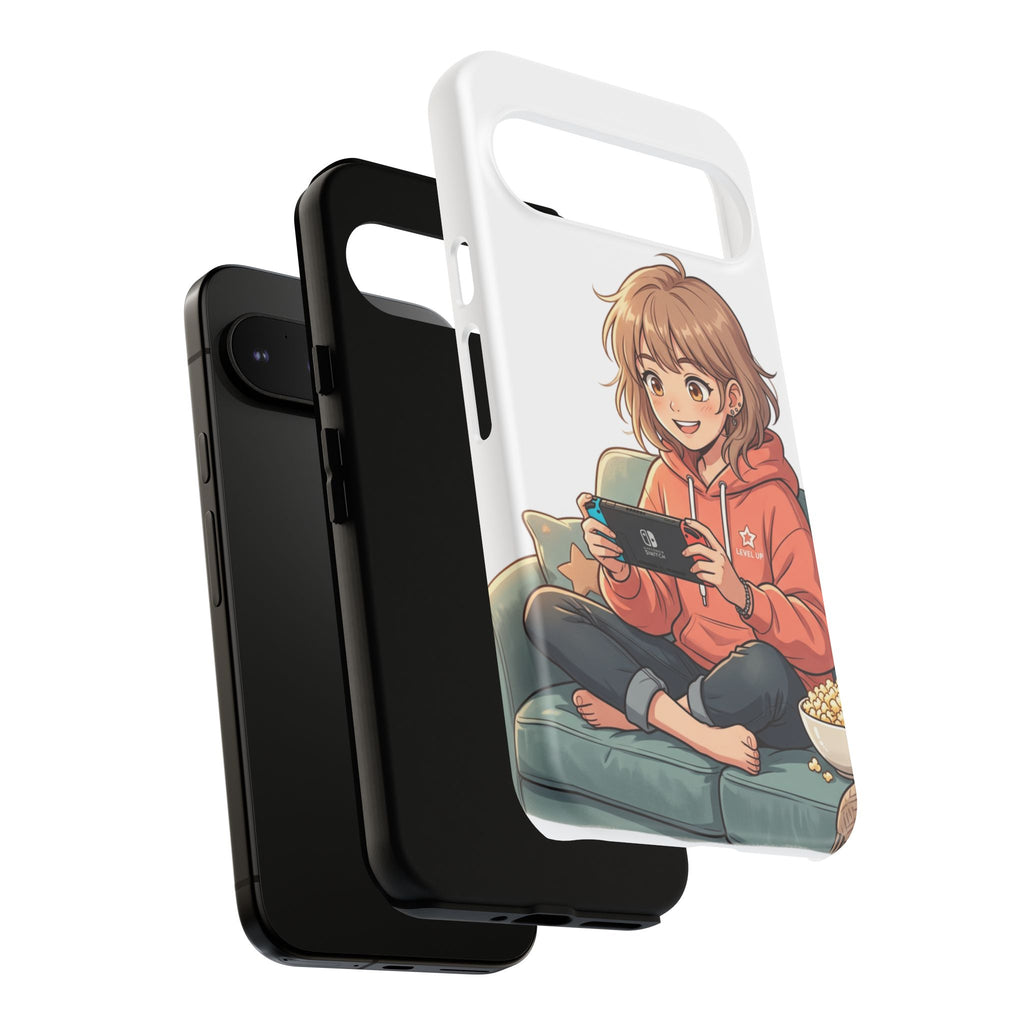 Gamer Girl Phone Case — Cute Anime Console Player Design