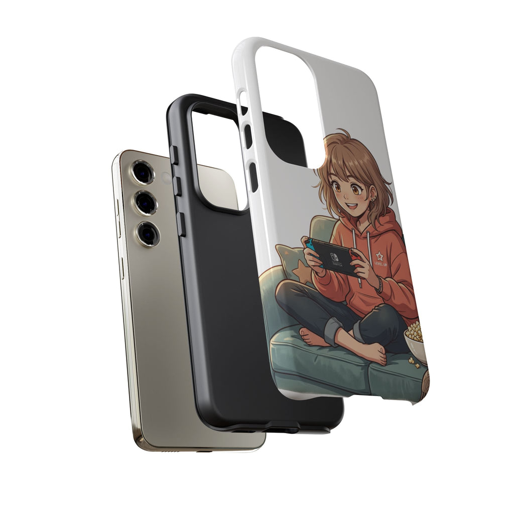 Gamer Girl Phone Case — Cute Anime Console Player Design