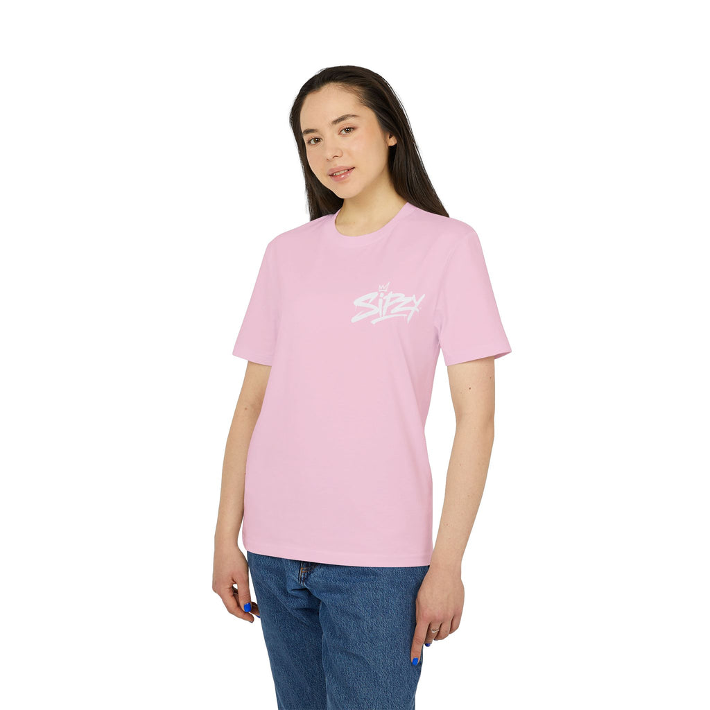Sizzy Script Logo T-Shirt — Casual Streetwear Graphic Tee
