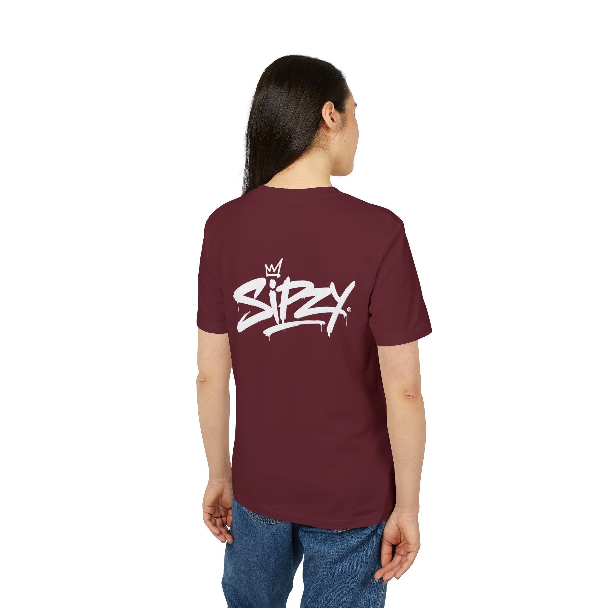 Sizzy Script Logo T-Shirt — Casual Streetwear Graphic Tee