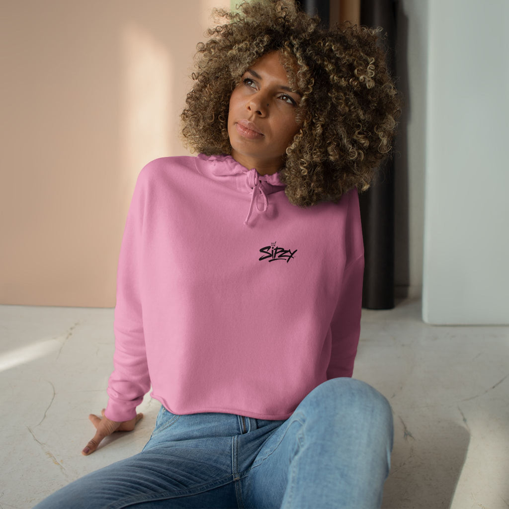 Minimalist 'Streetwear' Cropped Hoodie — Women's Casual Urban Pullover