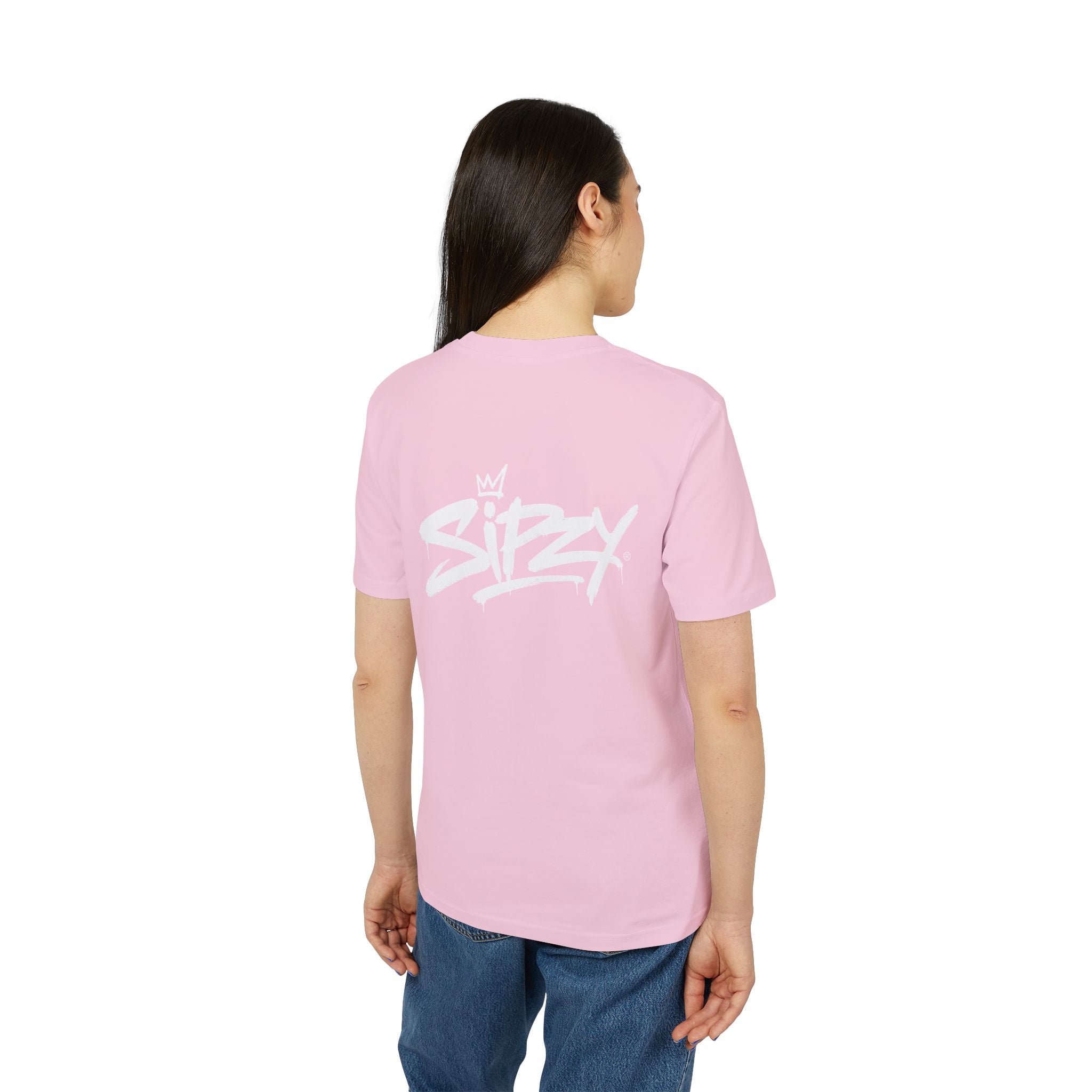 Sizzy Script Logo T-Shirt — Casual Streetwear Graphic Tee