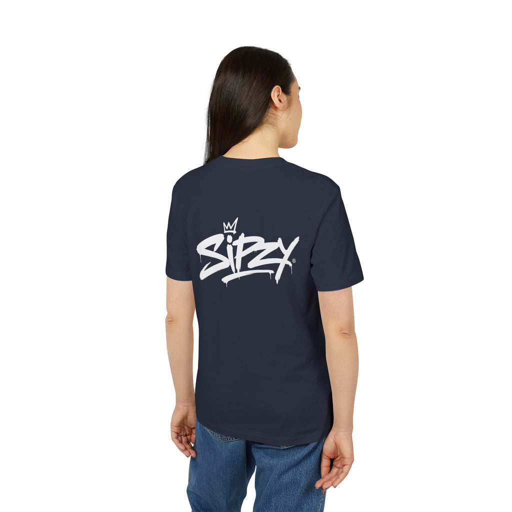 Sizzy Script Logo T-Shirt — Casual Streetwear Graphic Tee