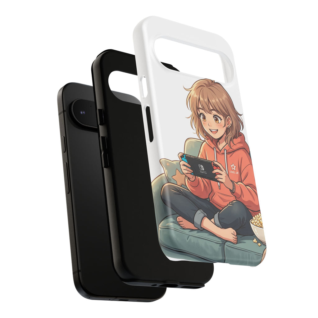 Gamer Girl Phone Case — Cute Anime Console Player Design