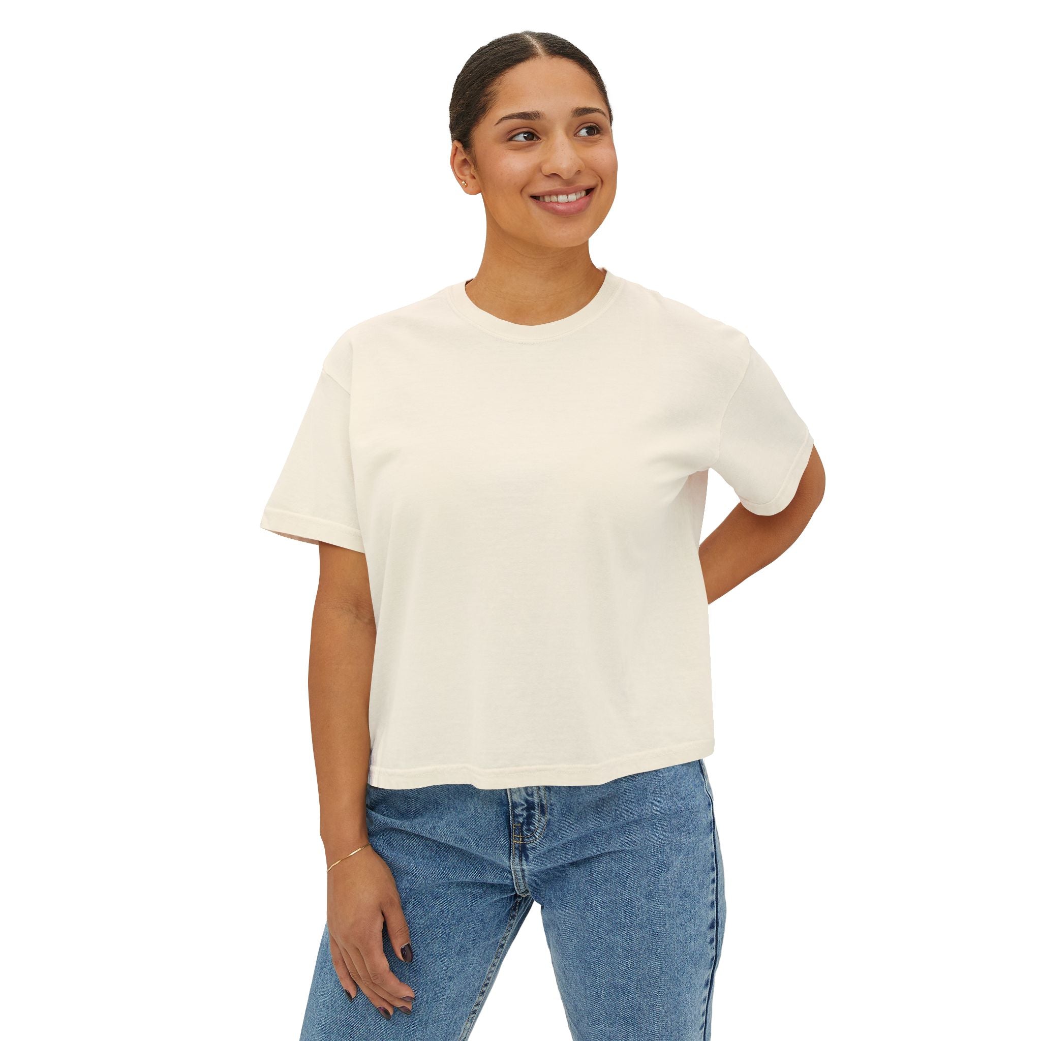 Street Est. 2026 Boxy Tee — Women's Casual Cropped Graphic T-Shirt