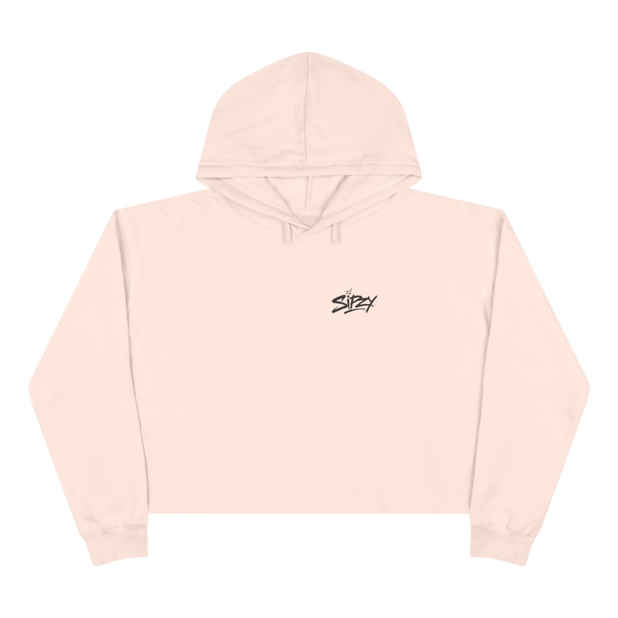 Minimalist 'Streetwear' Cropped Hoodie — Women's Casual Urban Pullover