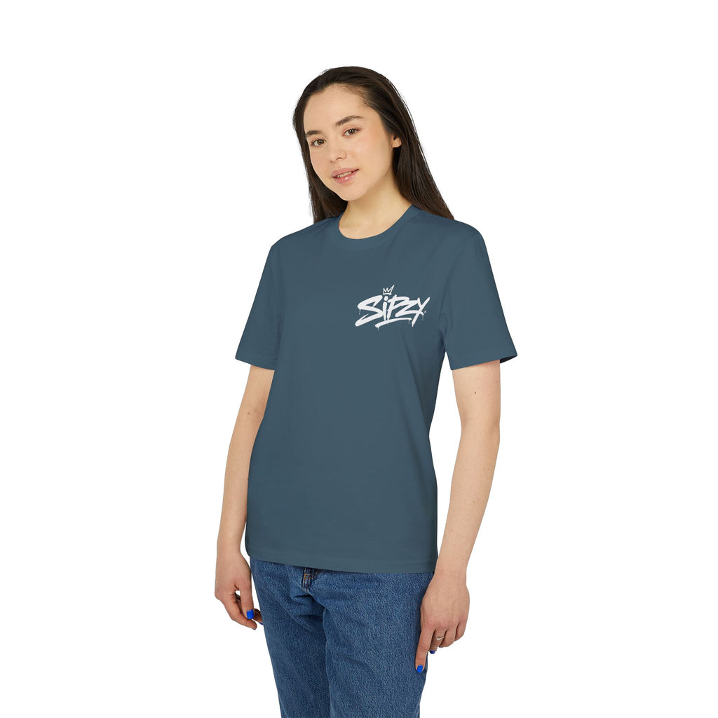 Sizzy Script Logo T-Shirt — Casual Streetwear Graphic Tee