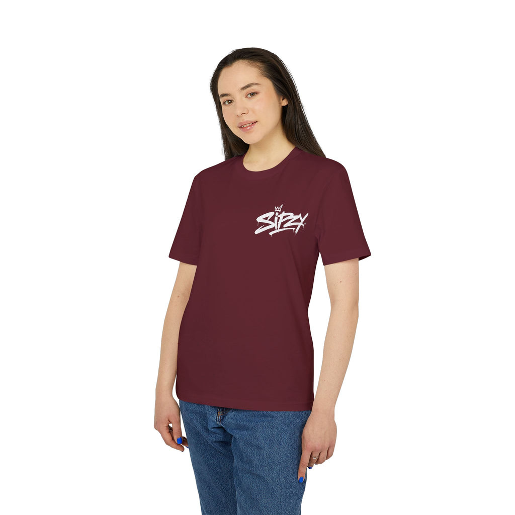 Sizzy Script Logo T-Shirt — Casual Streetwear Graphic Tee