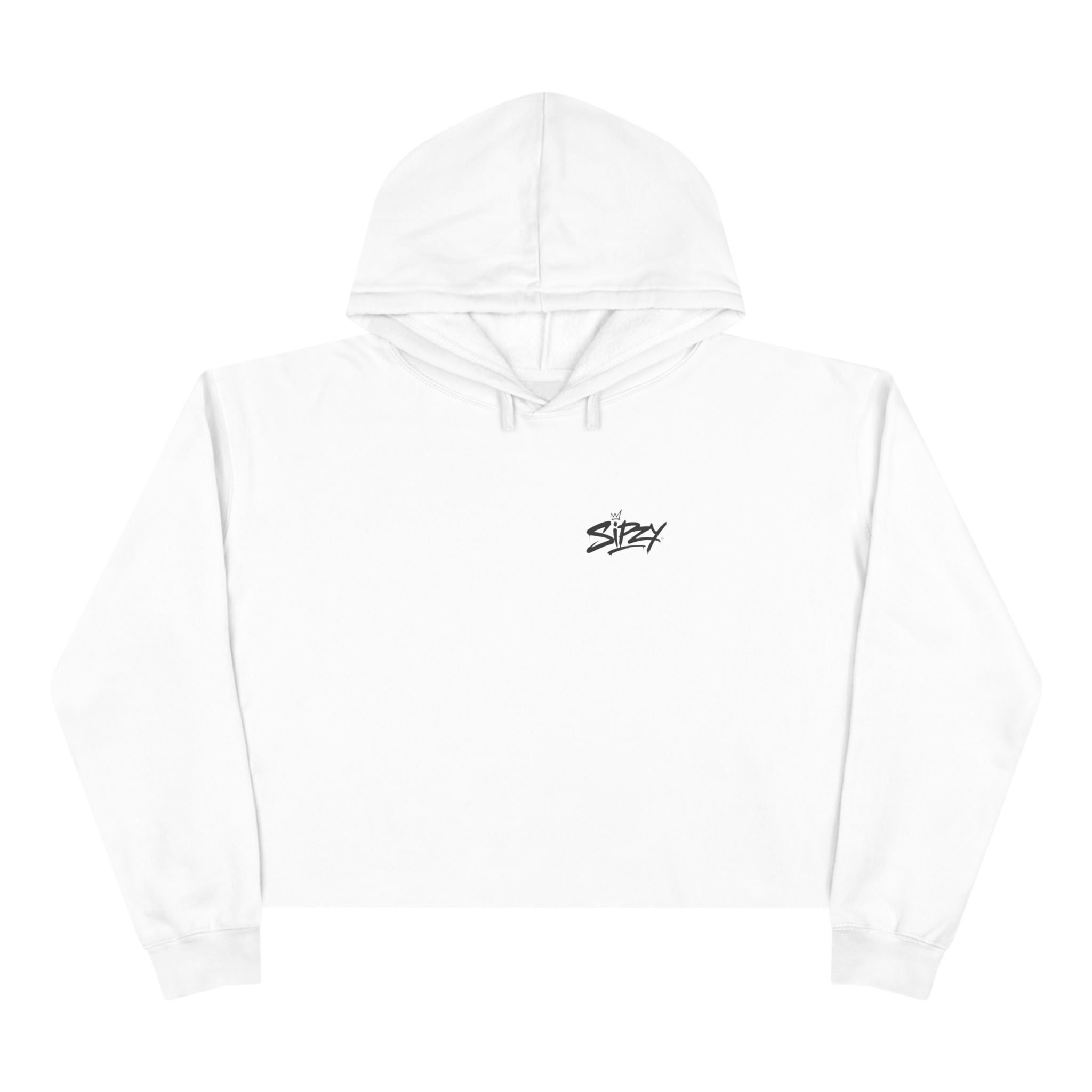 Minimalist 'Streetwear' Cropped Hoodie — Women's Casual Urban Pullover