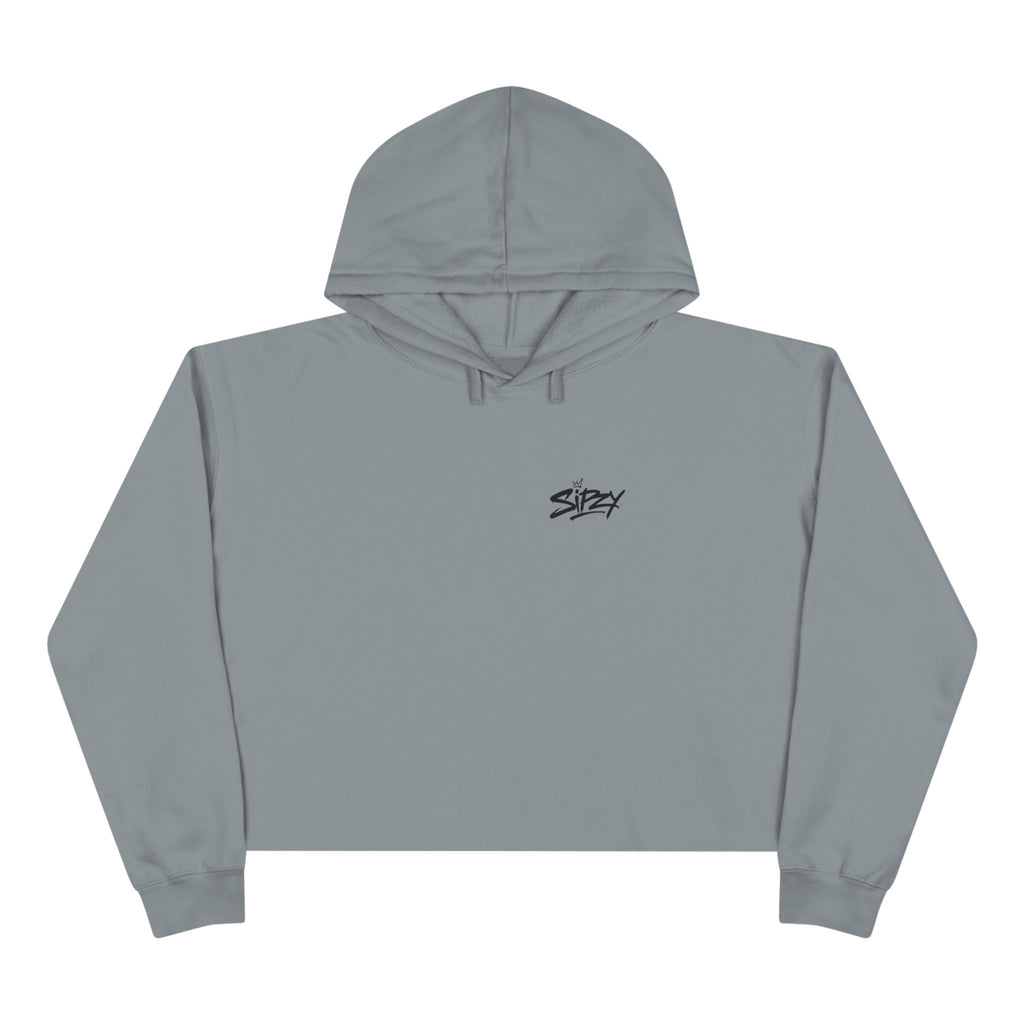 Minimalist 'Streetwear' Cropped Hoodie — Women's Casual Urban Pullover