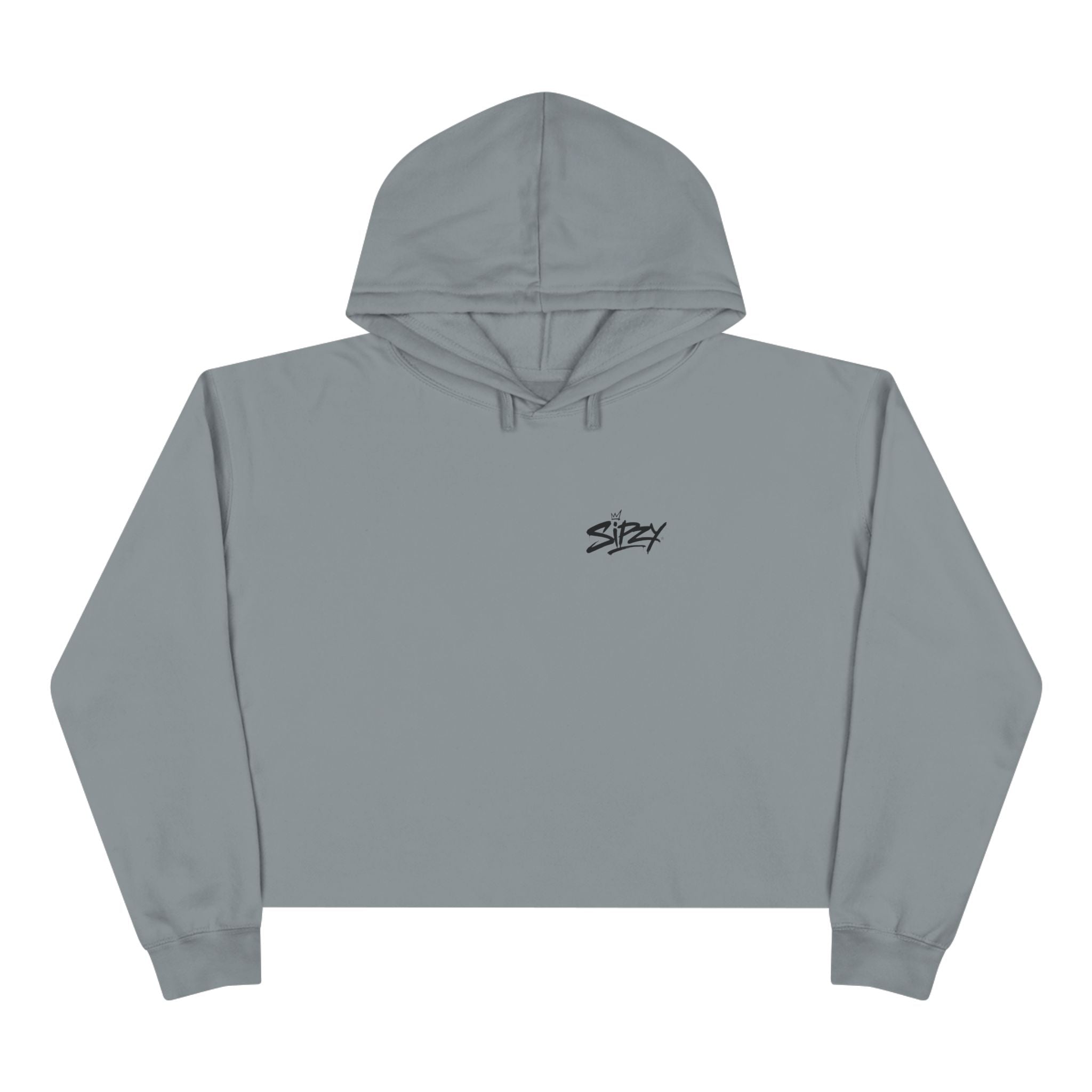 Minimalist 'Streetwear' Cropped Hoodie — Women's Casual Urban Pullover